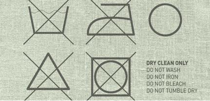 Dry Clean Label
