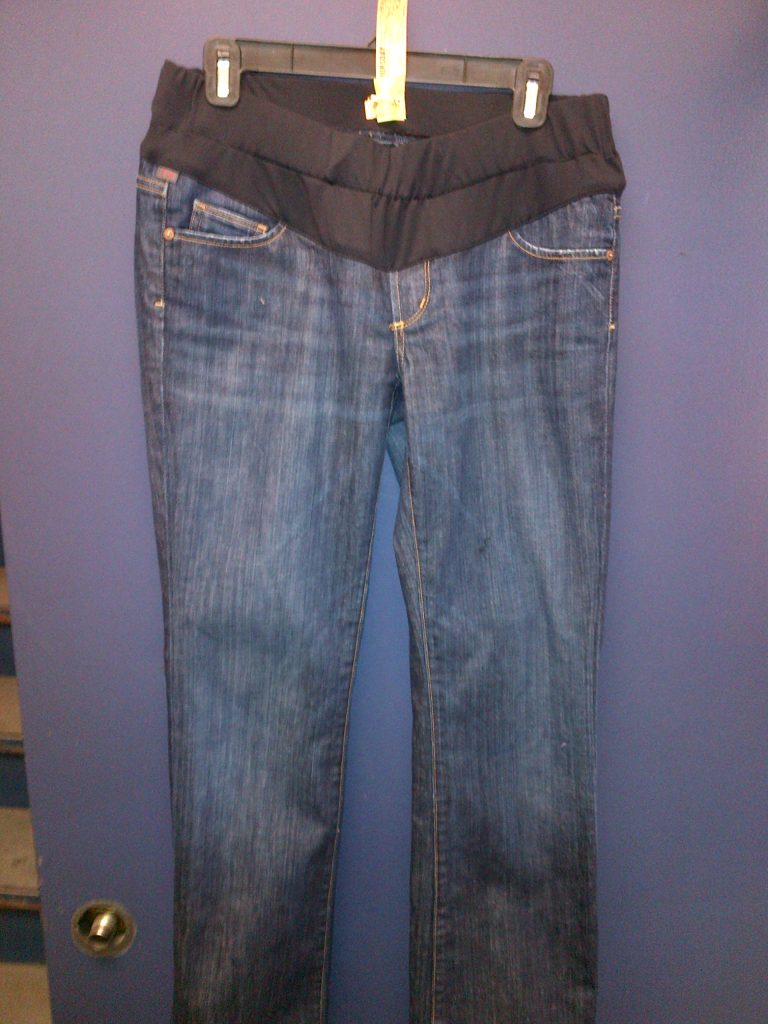 materinty pants - after alterations