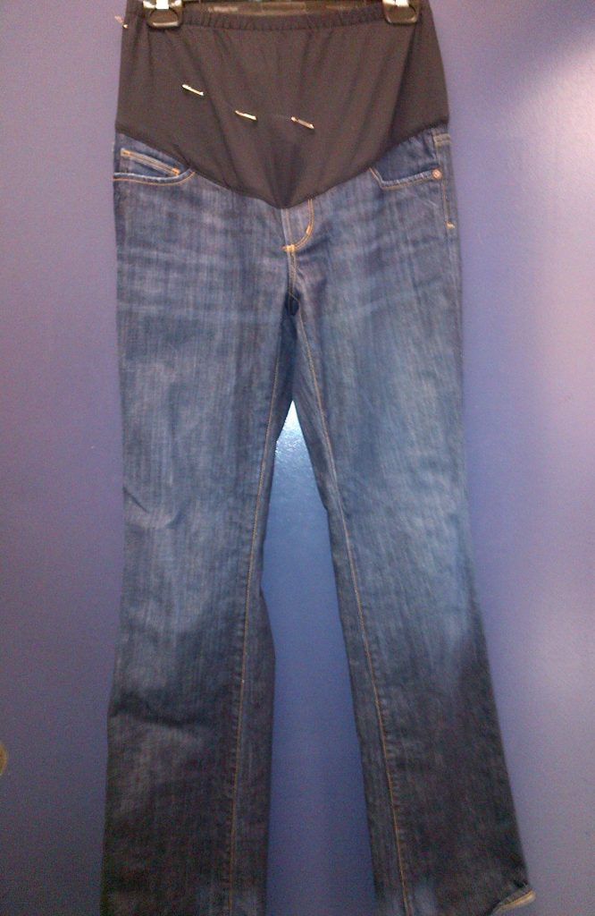 materinty pants - before alterations