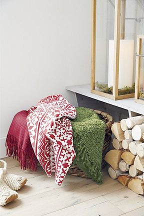 Crate & Barrel Throw Blankets