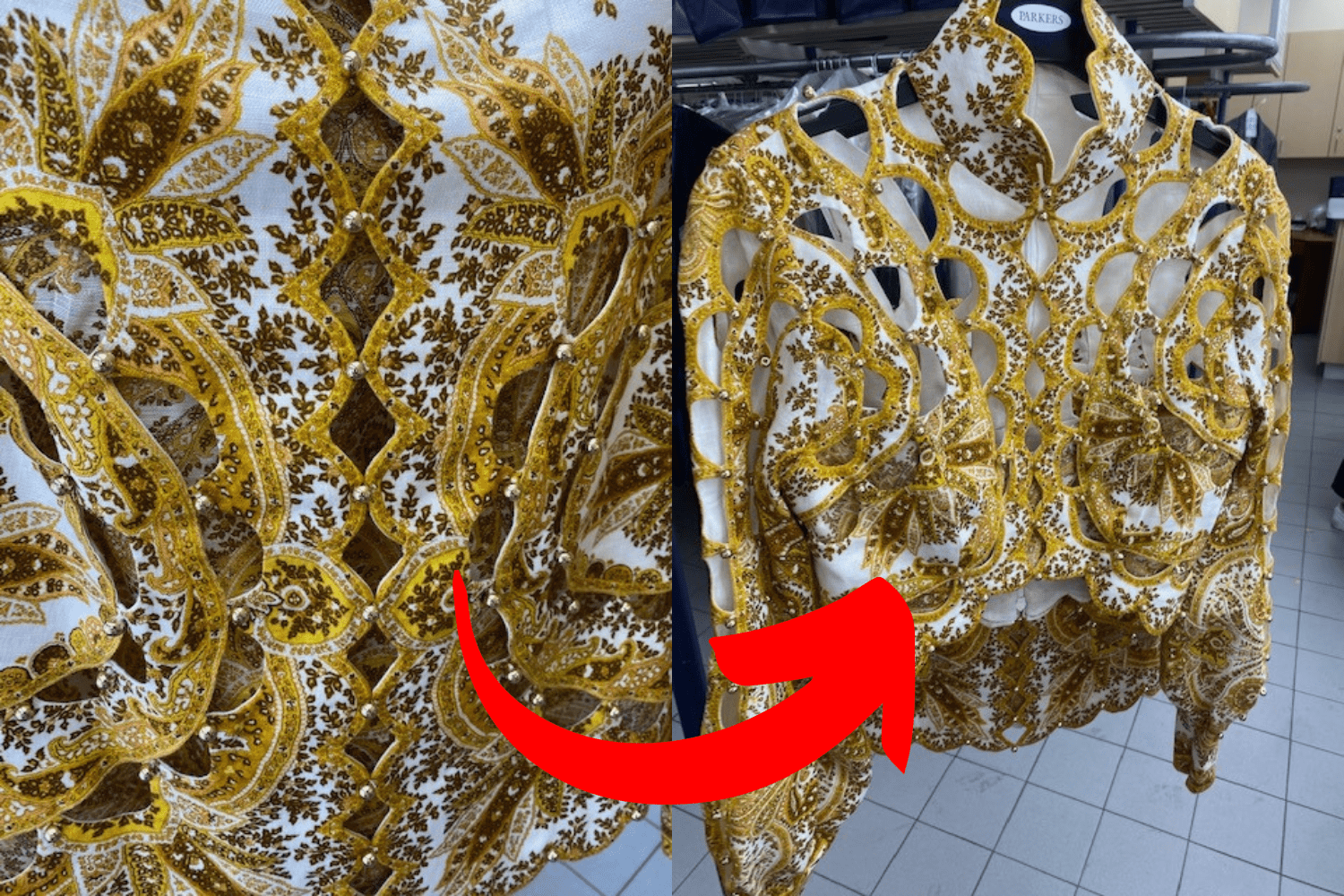 Professionally Cleaning High-End Sequin Dresses